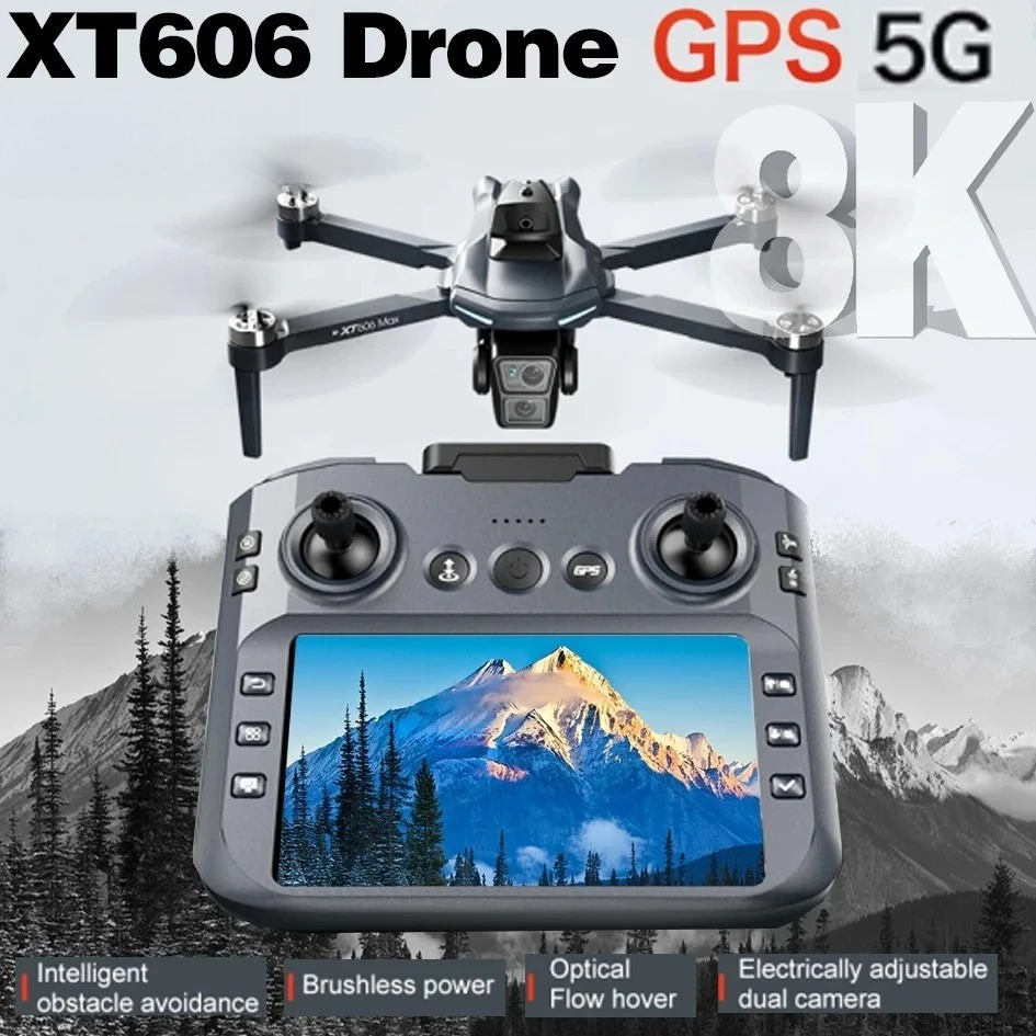 Drone Gimbal Brushless - Originele XT606 Drone Professionele 8K HD