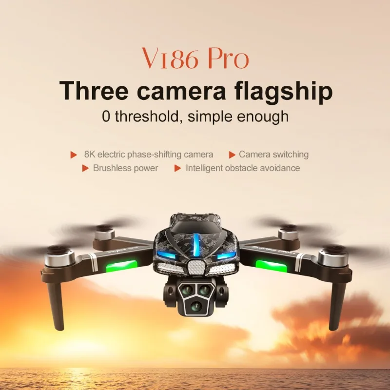 Drone Gimbal Brushless - Nieuwe V186 Pro Drone Professionele Borstelloze