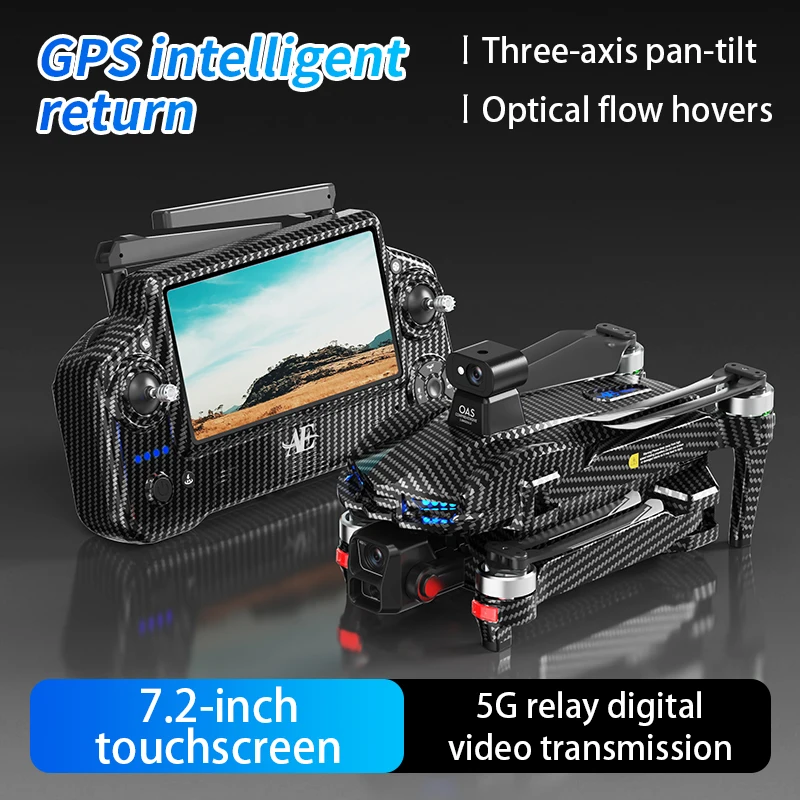 Drone Gimbal 3 Axis - 2025 AE60 URTLA GPS Drone 8K