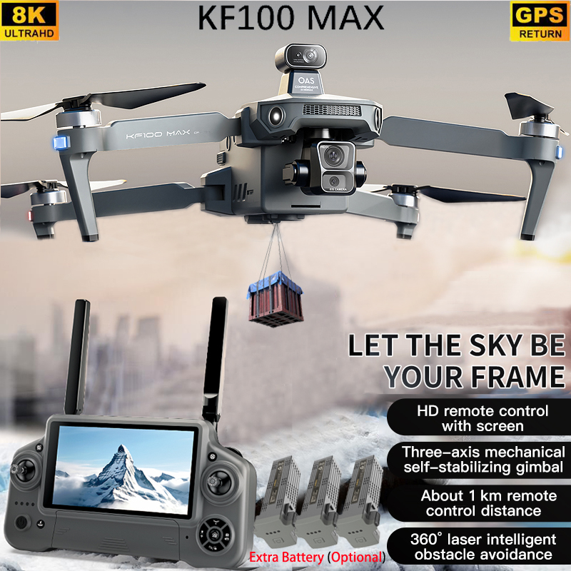 KF100 MAX GPS Drone 4K Camera  - Drone Gimbal Brushless recensie en prijs