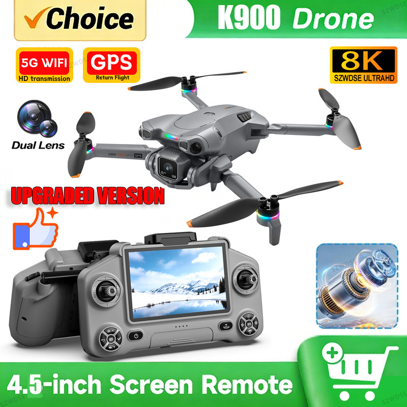 Nieuwe K900 MAX GPS Drone met  - Drone Gimbal Brushless recensie en prijs