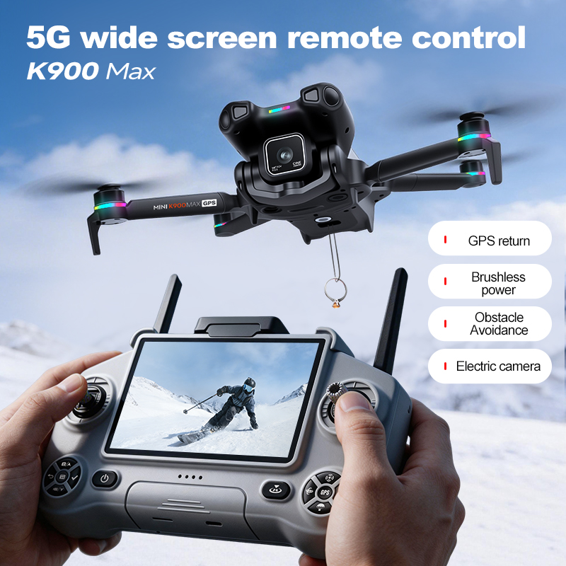 Nieuwe K900 MAX GPS Drone met  - Drone Gimbal Brushless recensie en prijs