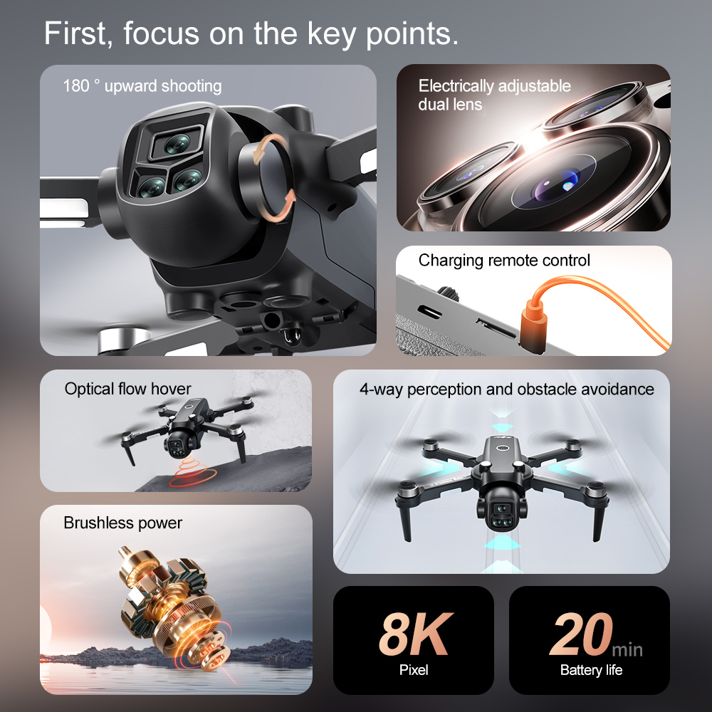 Originele V156 MAX 4K 8K Drone - Drone Gimbal Brushless recensie en prijs